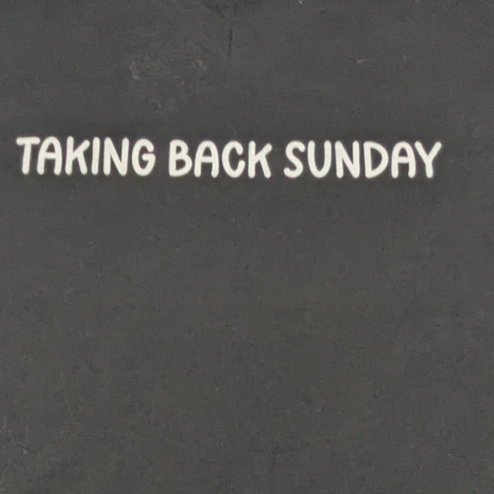 Taking Back Sunday You're So Last Summer Black Concert Tee Size Small